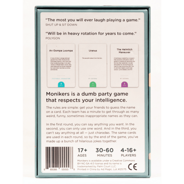 Monikers - Thirsty Meeples