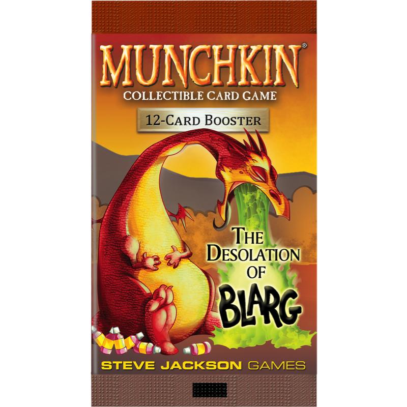 Munchkin Collectible Card Game: Booster – The Desolation of Blarg (3 Packs)
