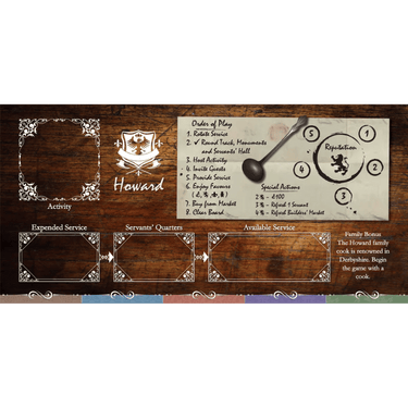 Two-player strategy game box for Obsession: Upstairs, Downstairs by Kayenta Games, featuring Victorian mansion artwork on the cover.