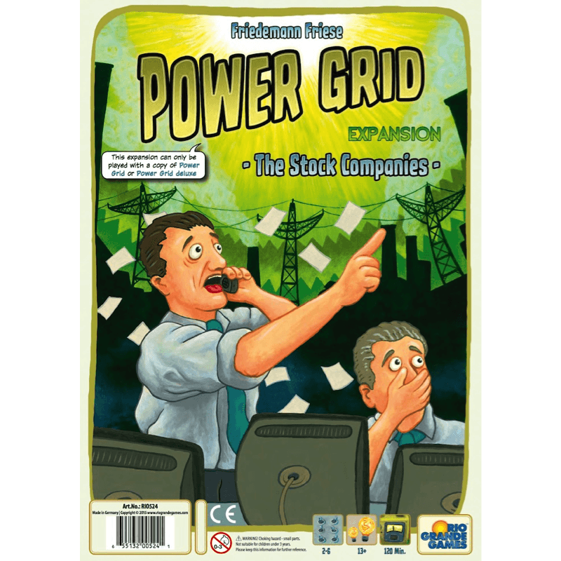 Power Grid: The Stock Companies - Thirsty Meeples