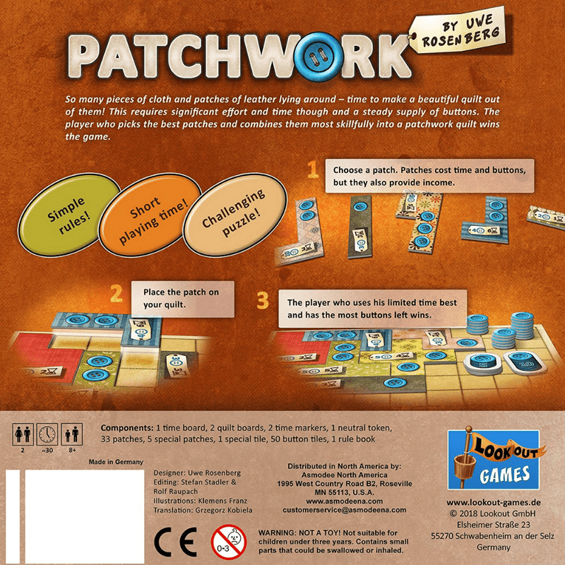 Patchwork - Thirsty Meeples