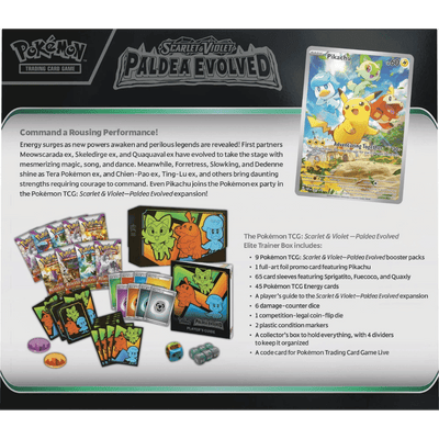 Pokemon TCG: SV02 Paldea Evolved - Elite Trainer Box