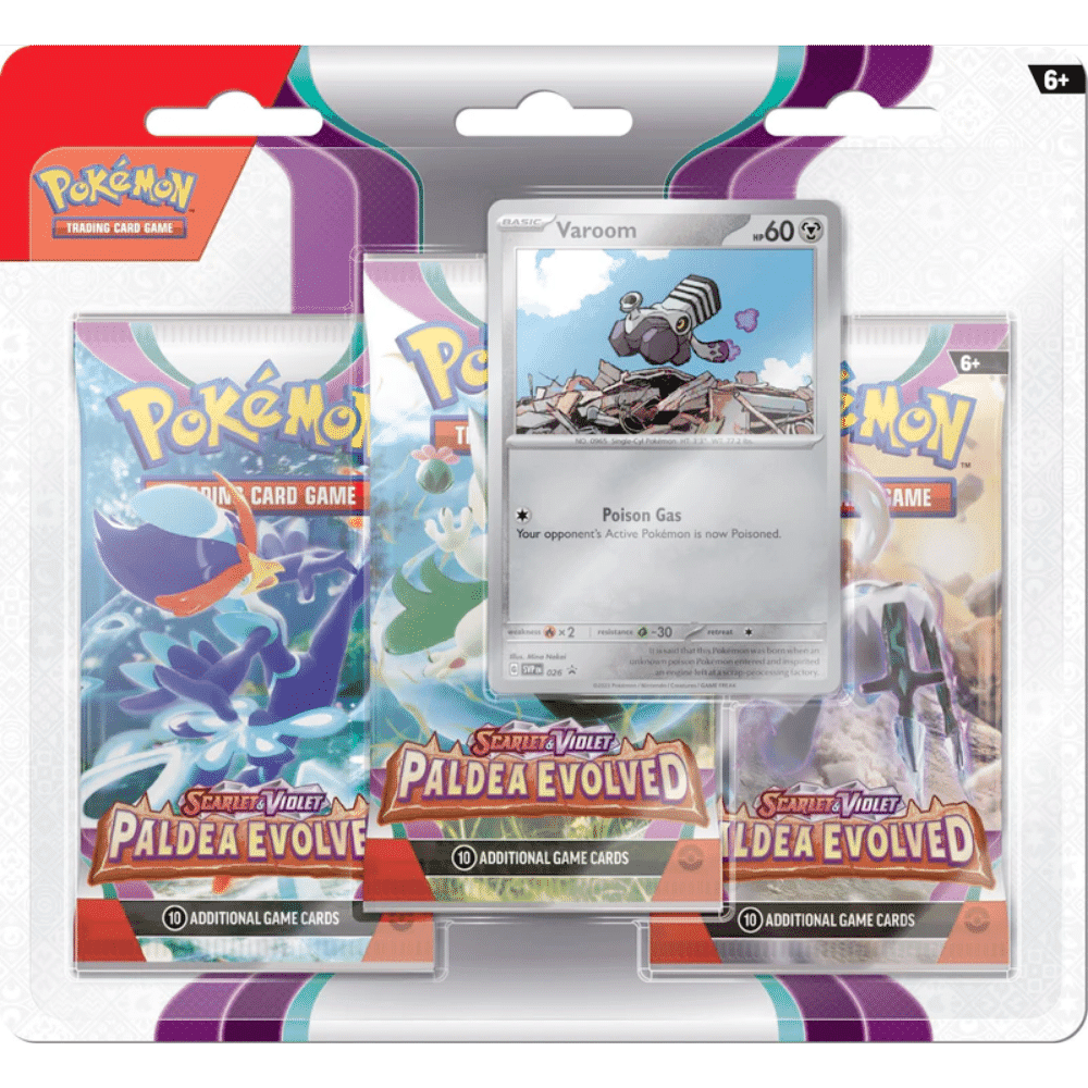 Pokemon TCG: Paldea Evolved Premium Checklane – Pawmot - Thirsty Meeples