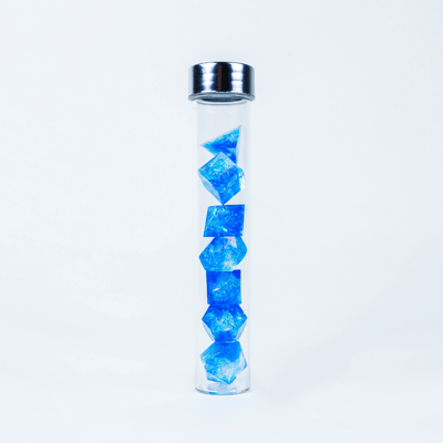 Blue Cloak & Dagger Dice Set