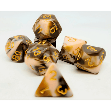 Candysweet Dice Set: Cappuccino - Thirsty Meeples