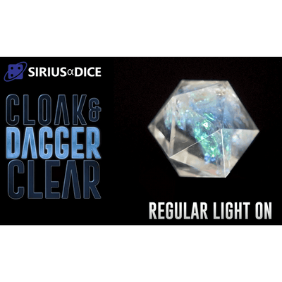 Clear Cloak & Dagger Dice Set