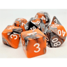 Racing Orange Dice Set - Thirsty Meeples
