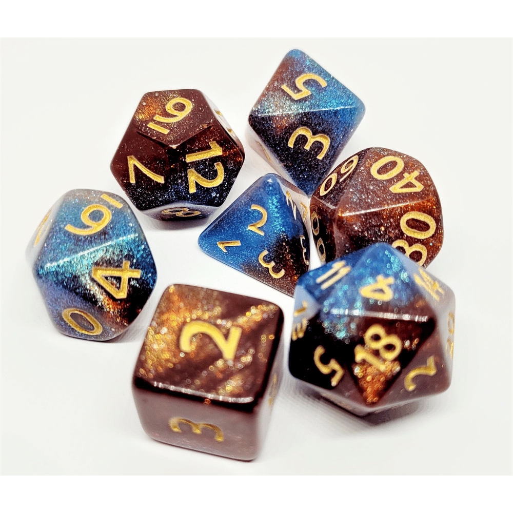 Galaxy Dice Set: Red Nirvana