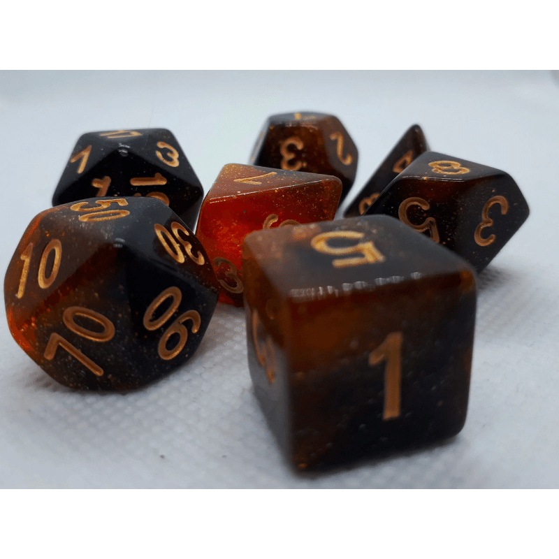 Galaxy Dice Set: Red