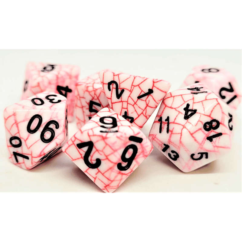 Spider Dice Set: Red