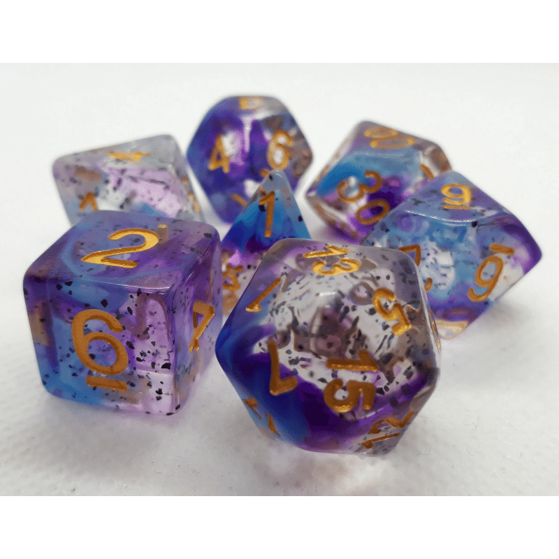Confetti Dice Set: Violet Sulphur