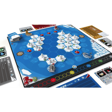 Family game Rescue Polar Bears by Mayday Games, featuring colorful polar bear characters and rescue-themed game components.