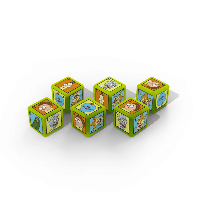 Rick and Morty Dice Set