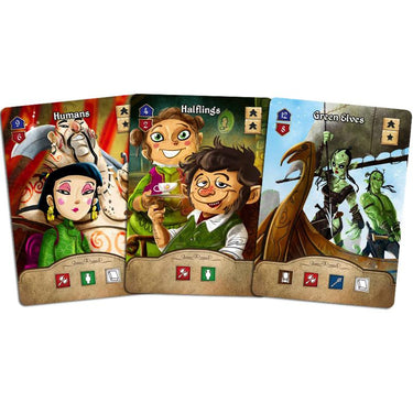 Strategic board game Rise to Nobility by Final Frontier Games featuring colorful game components and noble-themed artwork.