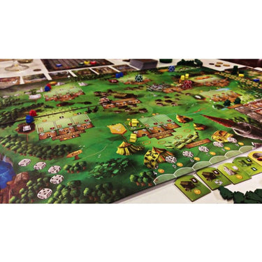 Strategic board game Rise to Nobility by Final Frontier Games featuring game components and colorful artwork for immersive play