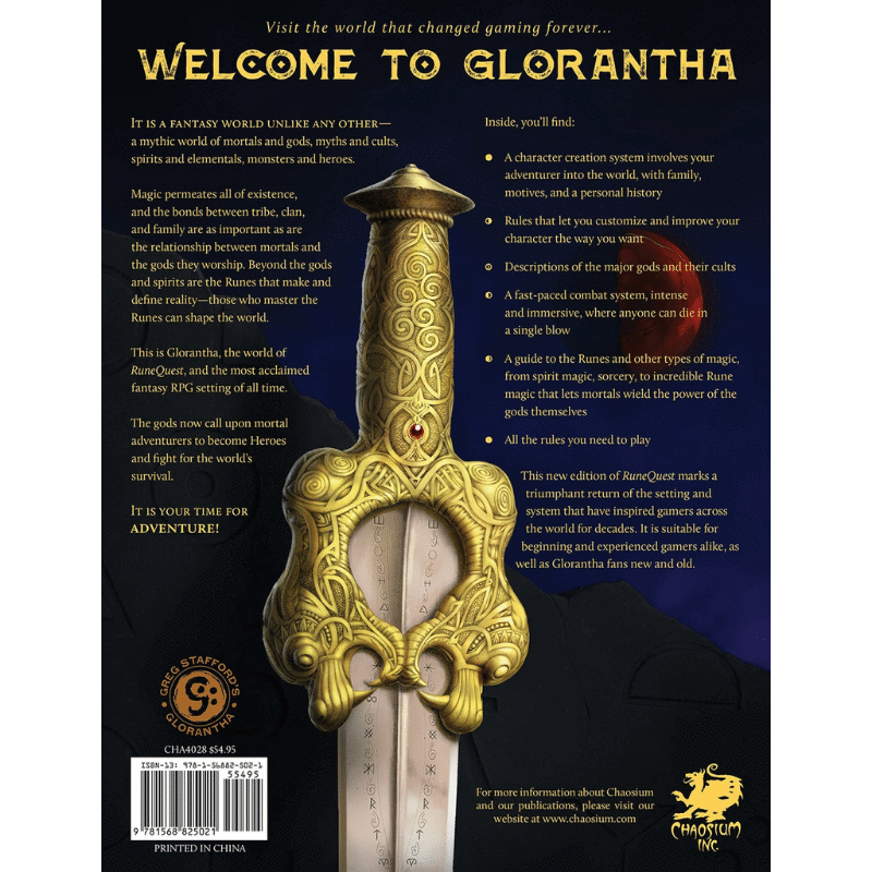 RuneQuest: Roleplaying in Glorantha - Deluxe Slipcase Set - Thirsty Meeples