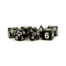 Sharp Edge Silicone Rubber Dice Set: Gold Scatter - Thirsty Meeples