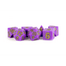 Sharp Edge Silicone Rubber Dice Set: Regal Ricochet - Thirsty Meeples