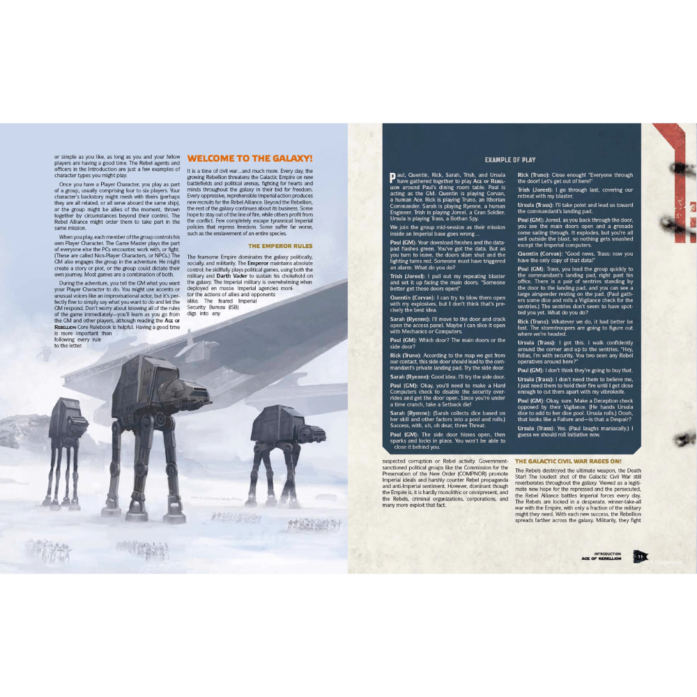 Edge Studio Star Wars: Age Of Rebellion - Manuale Base Gioco Di Ruolo (Inglese, 12+)