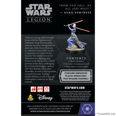 Star Wars: Legion - Asajj Ventress Operative Expansion