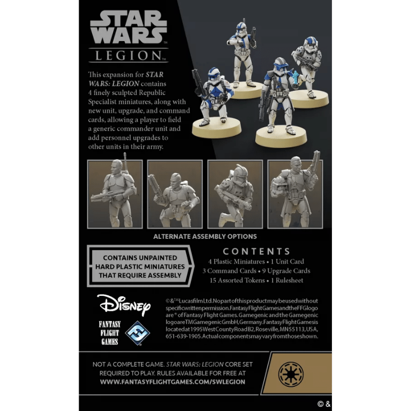 Star Wars: Legion - Republic Specialists Personnel Expansion