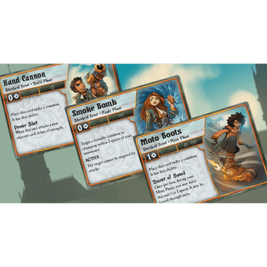 Summoner Wars Second Edition Cloaks faction deck from Plaid Hat Games, featuring colorful illustrated cards for strategy gameplay.