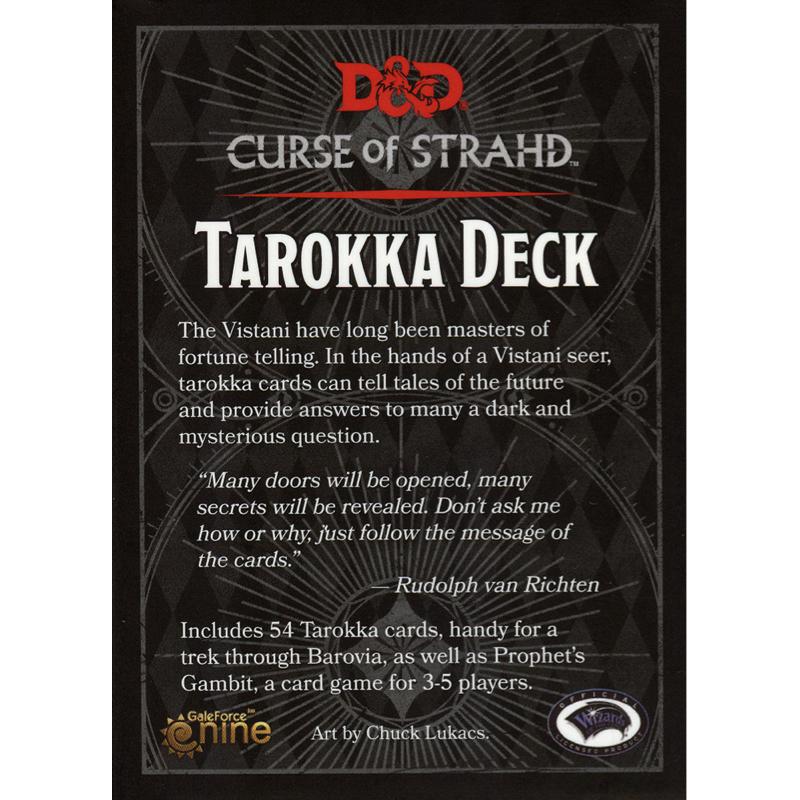 Dungeons & Dragons RPG: Curse of Strahd Tarokka Deck