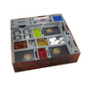 Folded Space Terraforming Mars game insert showing organized compartments for game components and cards.
