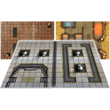 The Big Book of Sci-Fi Battle Mats (A4 12x9") - Thirsty Meeples