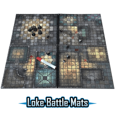 The Dungeon Books of Battle Mats - Thirsty Meeples