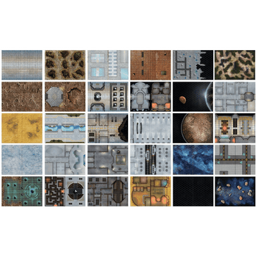 The Giant Book of Sci-Fi Battle Mats