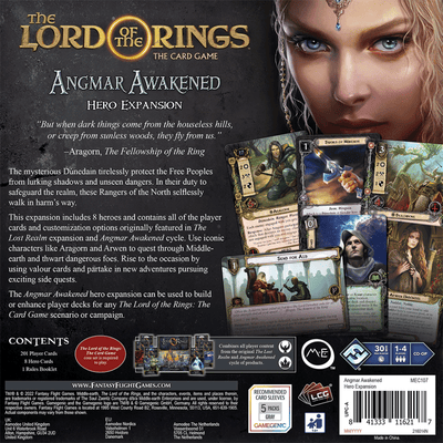 The Lord of the Rings LCG: Angmar Awakened Hero Expansion