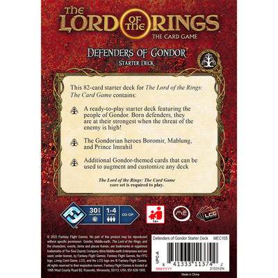 The Lord of the Rings LCG: Defenders of Gondor Starter Deck