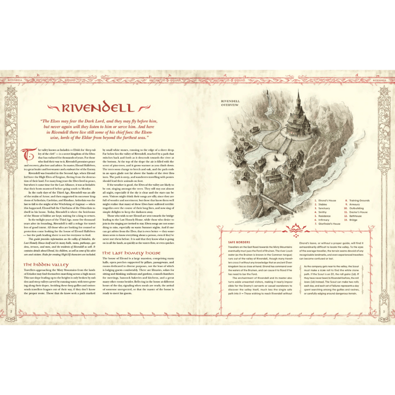 The One Ring RPG: Loremaster Screen and Rivendell Compendium