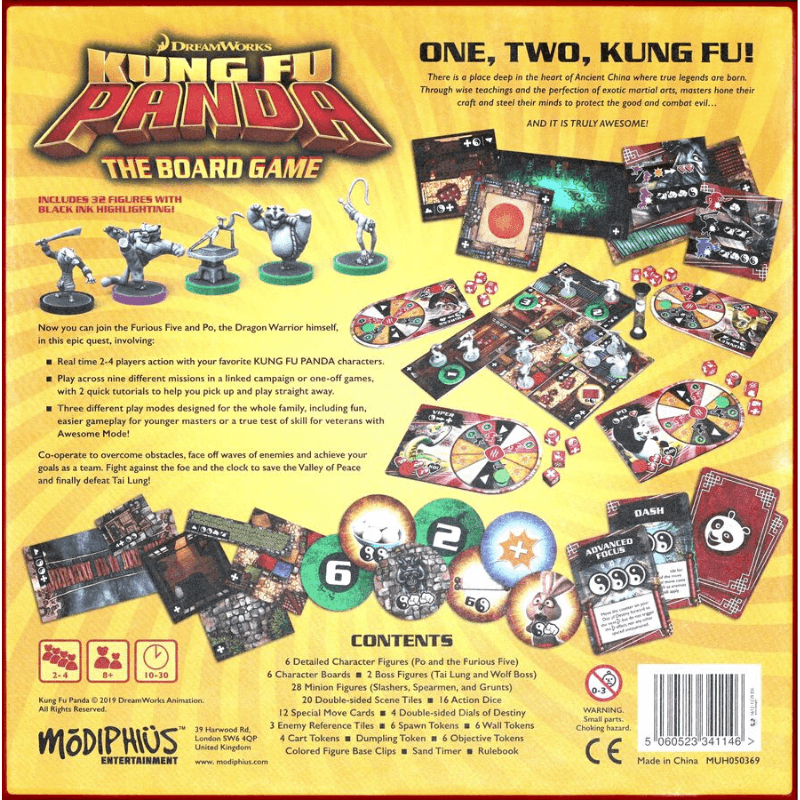Kung fu panda miniature top figures