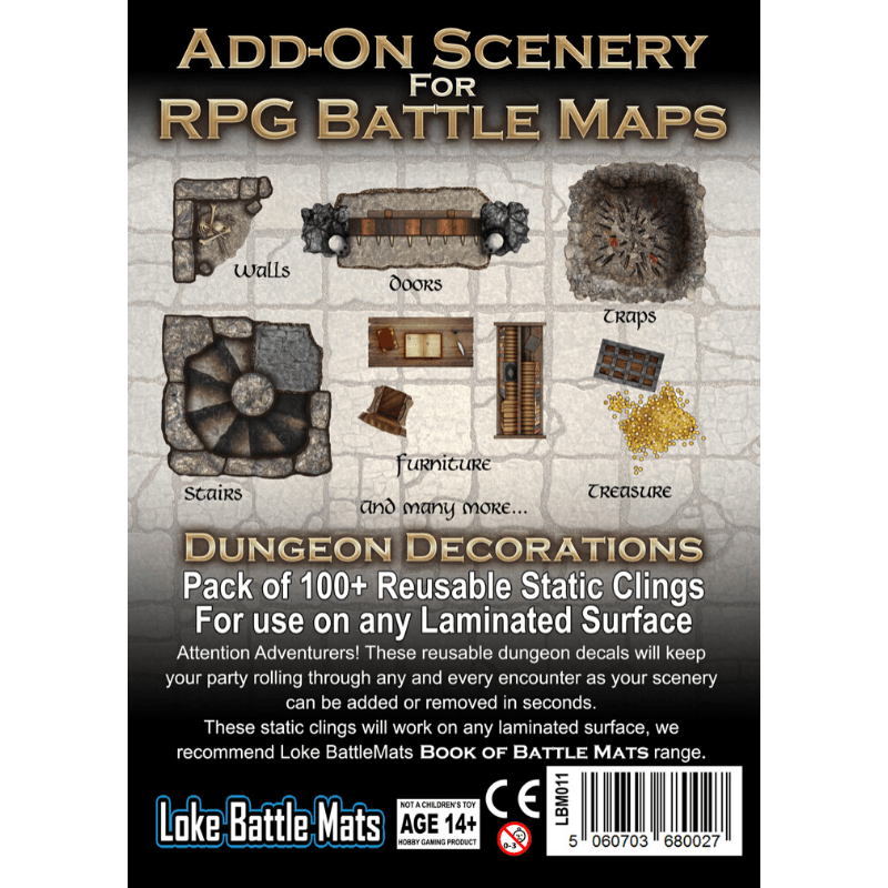 Battle Mats: Add-On Scenery - Town Trimmings - Atomic Empire