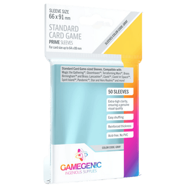 Prime Board Game Sleeves: Standard Card Game - Thirsty Meeples