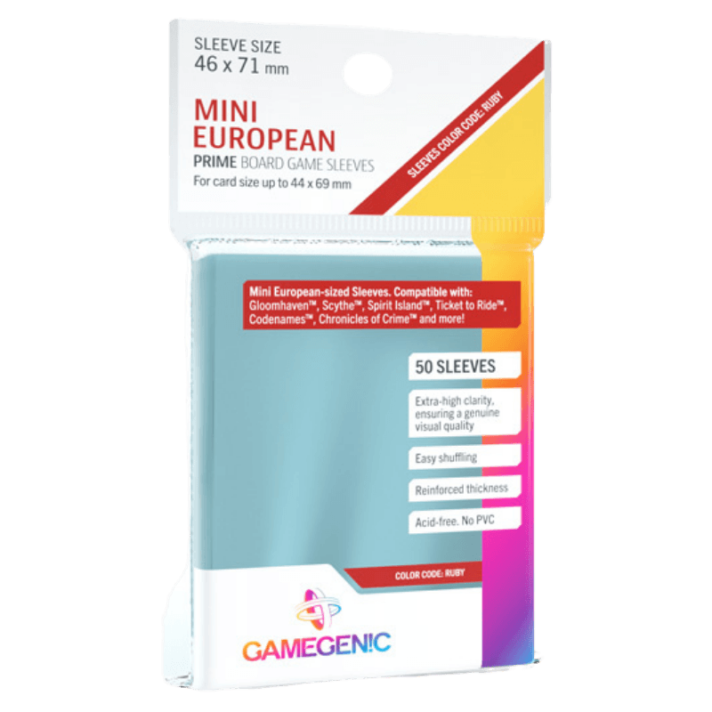 Prime Board Game Sleeves: Mini European