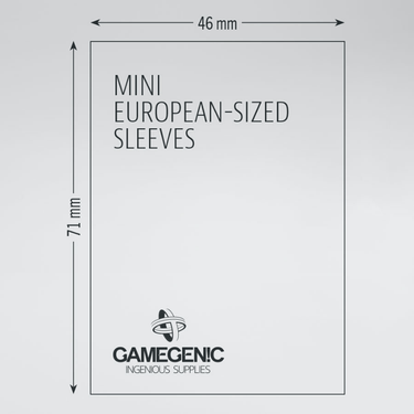 Prime Board Game Sleeves: Mini European