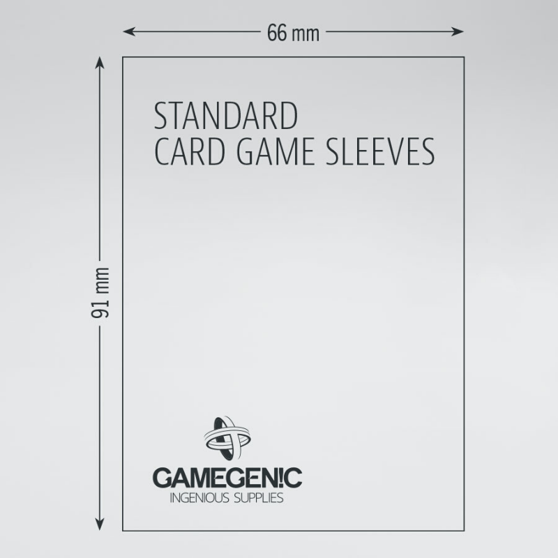 Matte Board Game Sleeves: Standard Card Game