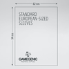 Matte Board Game Sleeves: Standard European