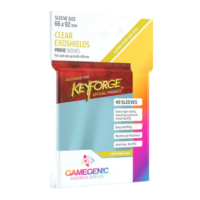 KeyForge Clear Exoshields PRIME Sleeves