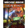 BattleTech: MechWarrior Destiny war game box by Catalyst Game Labs, featuring detailed mech illustrations and game components.