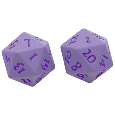 Purple Vivid Heavy Metal Dice set by Ultra Pro, featuring shiny, durable alloy gaming dice for tabletop role-playing games.