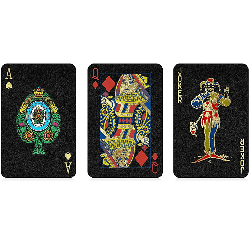 Waddingtons Number 1 Playing Cards: Black and Gold