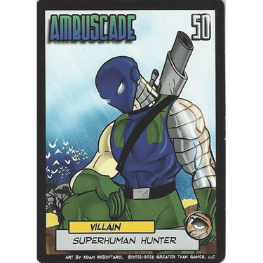 Sentinels of the Multiverse: Ambuscade Villain Character - Thirsty Meeples