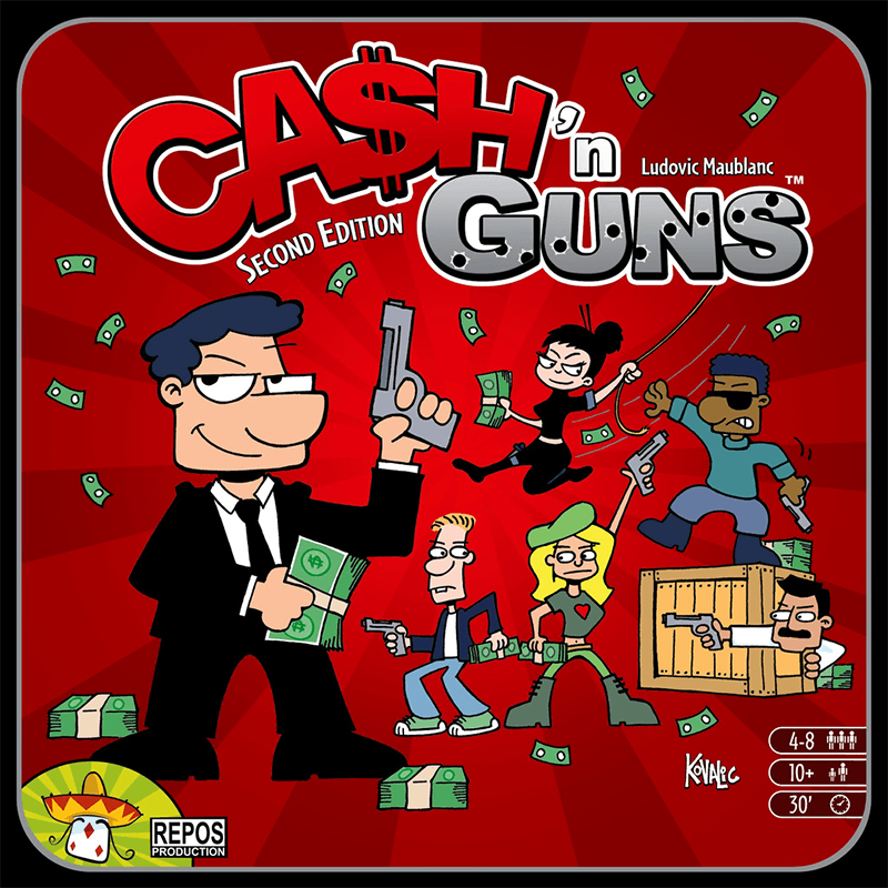 Ca$h ‘n Gun$ (2nd Edition) - Thirsty Meeples