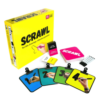 Scrawl Board Game - Adult Party Game (17+) NEW SEALED
